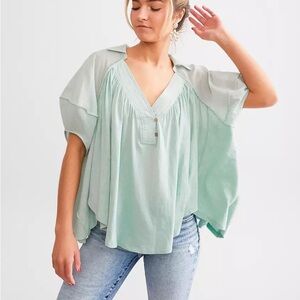 We The Free Sunray Babydoll Top Size small